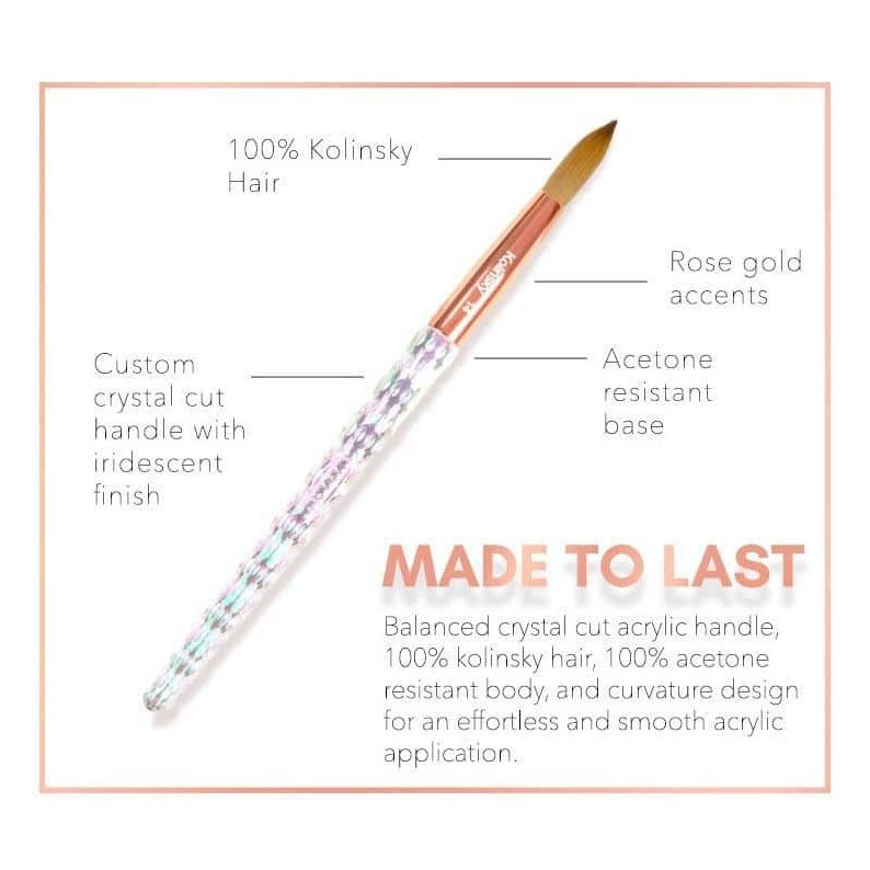 Kiara Sky Acrylic Nail Brush #10 KAB10010 