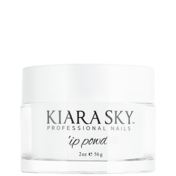 Kiara Sky Dip Nail Powder - Pure White 2oz KSD2ozPW 