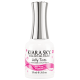 Kiara Sky Jelly Tint Gel Nail Polish - J207 HOT PINK J207 