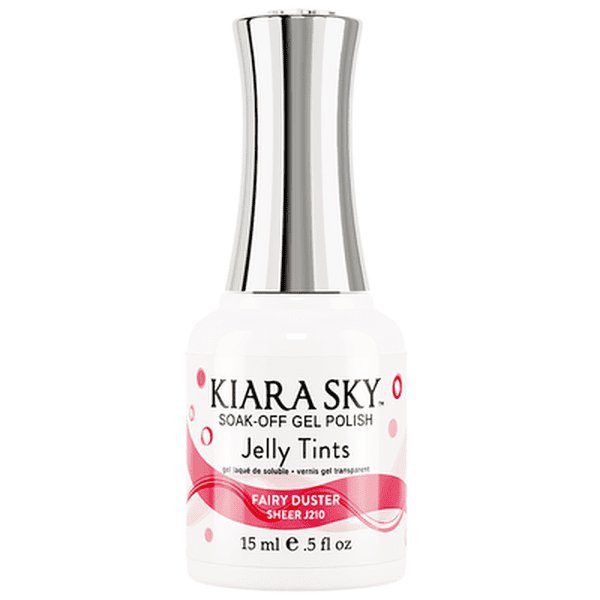 Kiara Sky Jelly Tint Gel Nail Polish - J210 FAIRY DUSTER J210 