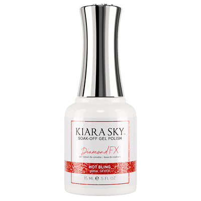 Kiara Sky Diamond FX Gel Nail Polish - GFX131 HOT BLING