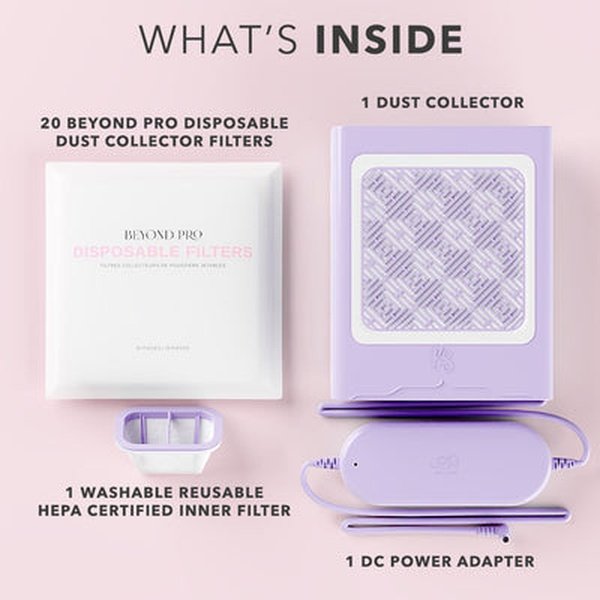 BEYOND PRO NAIL DUST COLLECTOR - PURPLE