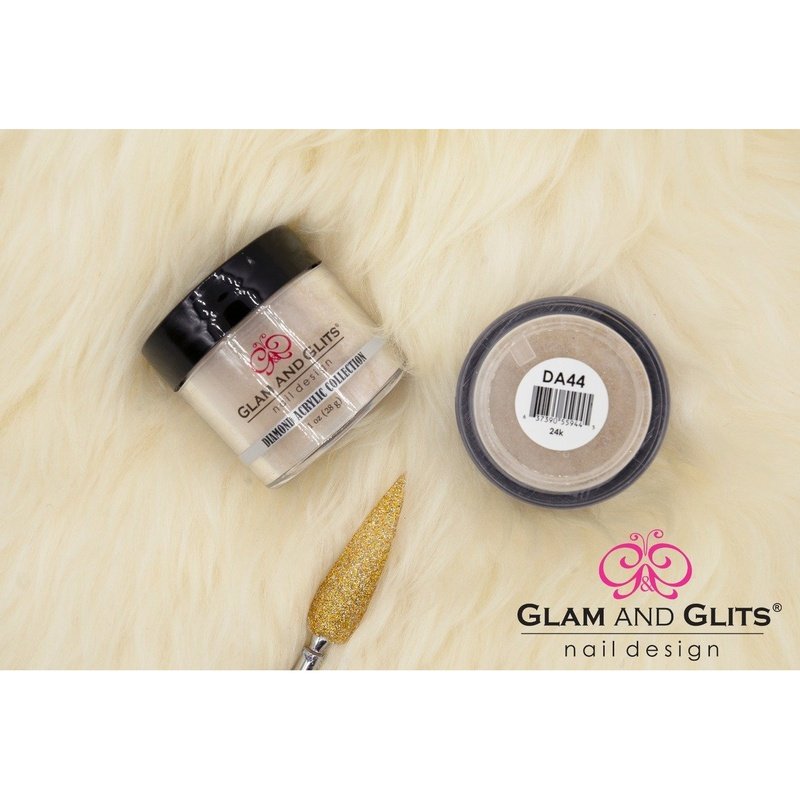 Glam and Glits Diamond Acrylic Nail Color Powder - DAC44 24k DAC44 