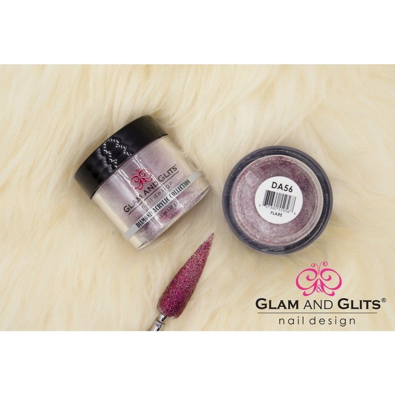 Glam and Glits Diamond Acrylic Nail Color Powder - DAC56 FLARE DAC56 