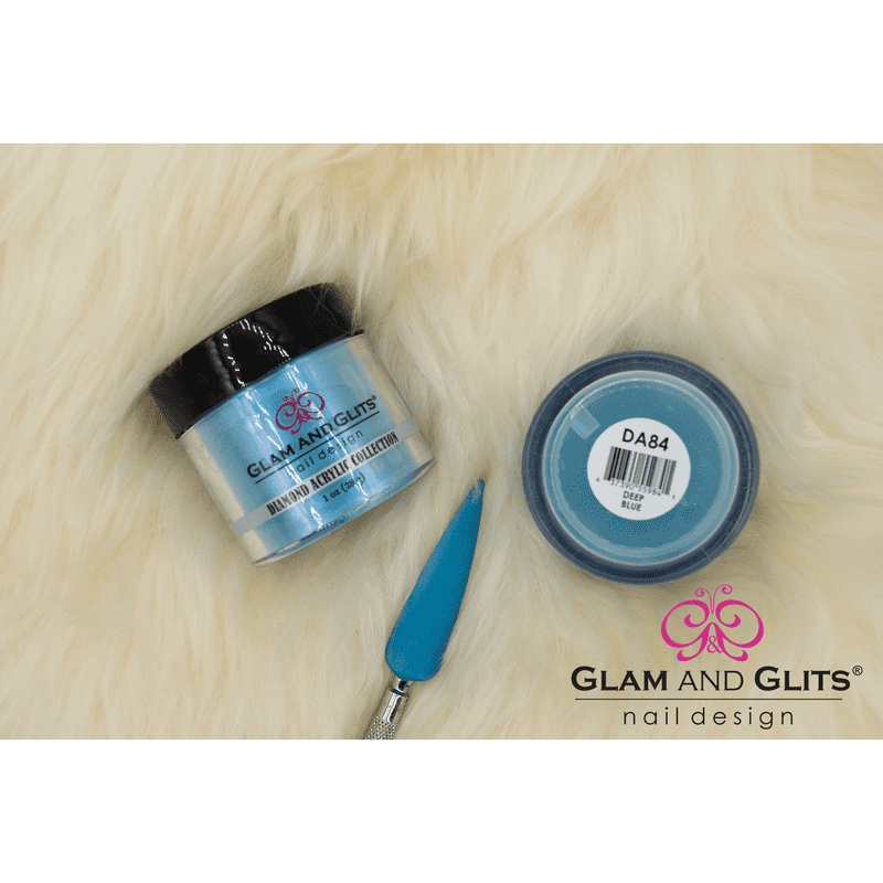 Glam and Glits Diamond Acrylic Nail Color Powder - DAC84 DEEP BLUE DAC84 