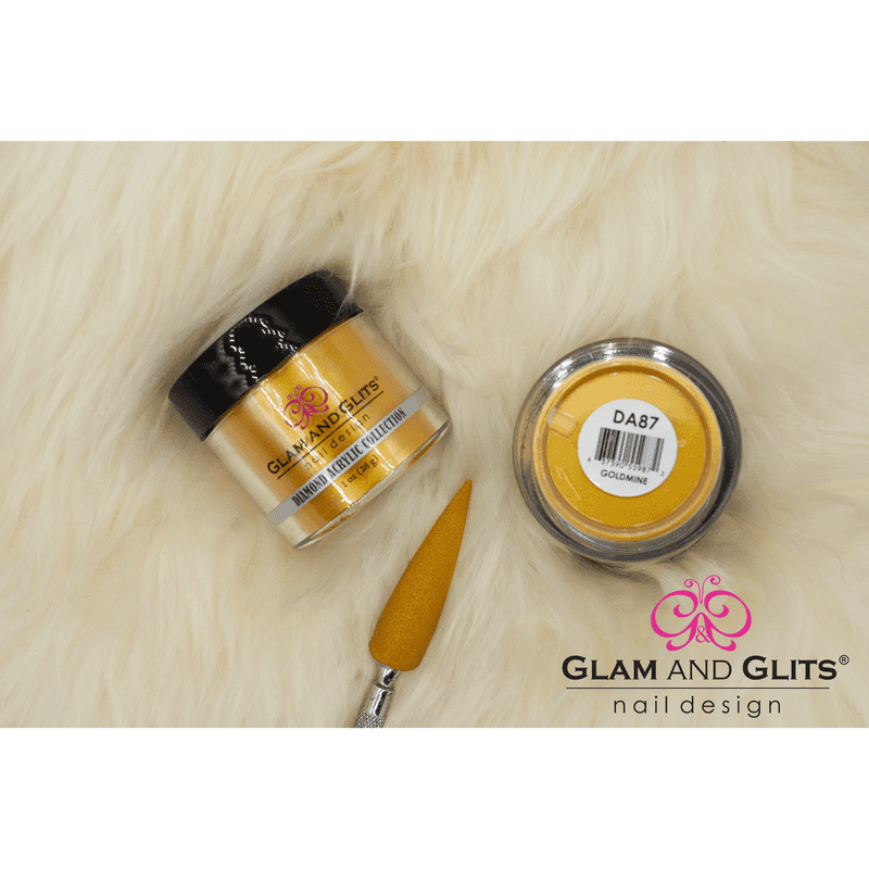 Glam and Glits Diamond Acrylic Nail Color Powder - DAC87 GOLDMINE DAC87 