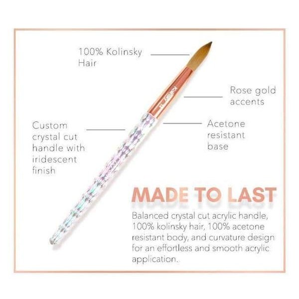 Kiara Sky Acrylic Nail Brush #8 KSAB10008 