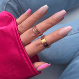 Kiara Sky Acrylic Press On Nails - Can't Just Pink One XPCS05 