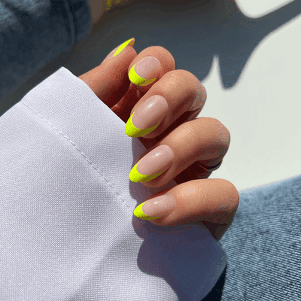 Kiara Sky Acrylic Press On Nails - Limoncello XPAS06 