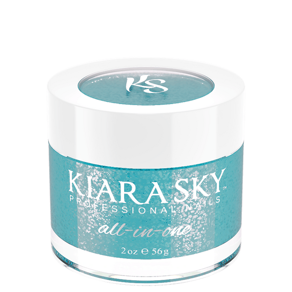 Kiara Sky All In One Acrylic Nail Powder - D5075 COSMIC BLUE D5075 