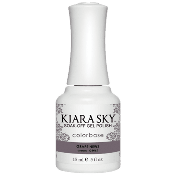 Kiara Sky All In One Gel Nail Polish - G5062 GRAPE NEWS! G5062 