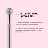 Kiara Sky Cuticle Nail Drill Bit - Ball Coarse CBIT19 