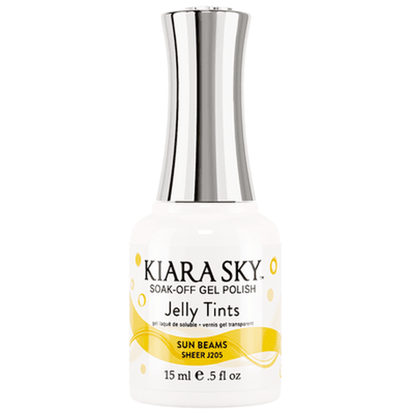 Kiara Sky Jelly Tint Gel Nail Polish - J205 SUN BEAMS J205 
